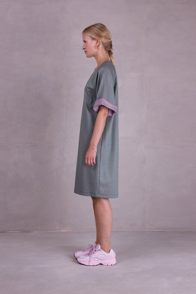 Nathalie Vleeschouwer Fastra Jurk In Green Blend