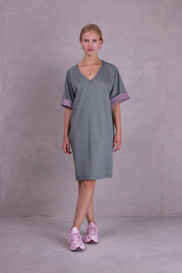 nathalie vleeschouwer Fastra jurk in green blend