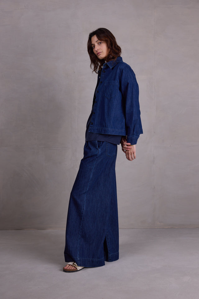 Nathalie Vleeschouwer Feda Hemd In Summer Denim