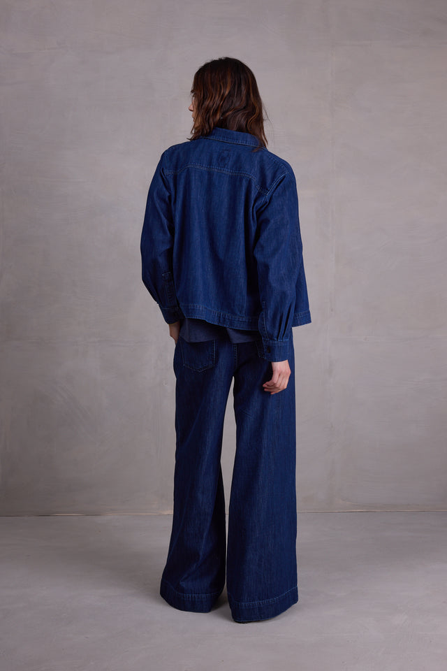 Nathalie Vleeschouwer Feda Hemd In Summer Denim