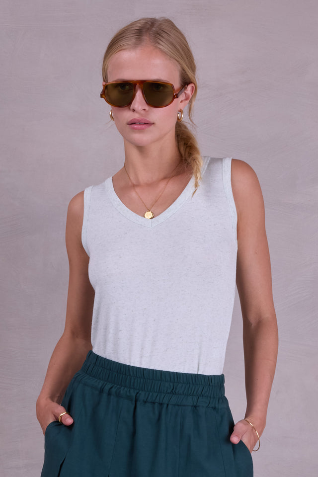 Nathalie Vleeschouwer Felix Top In Celadon