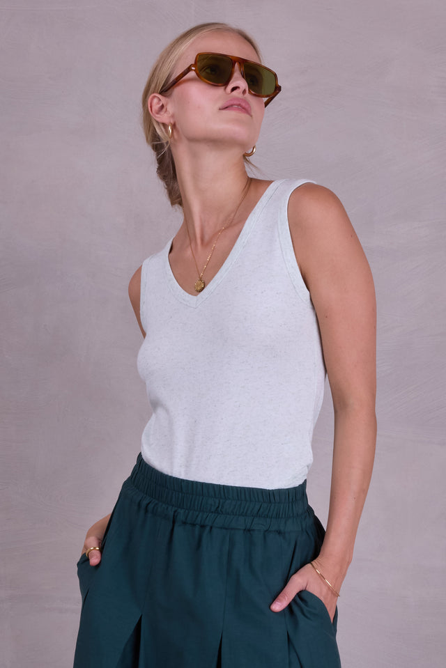 nathalie vleeschouwer Felix top in celadon