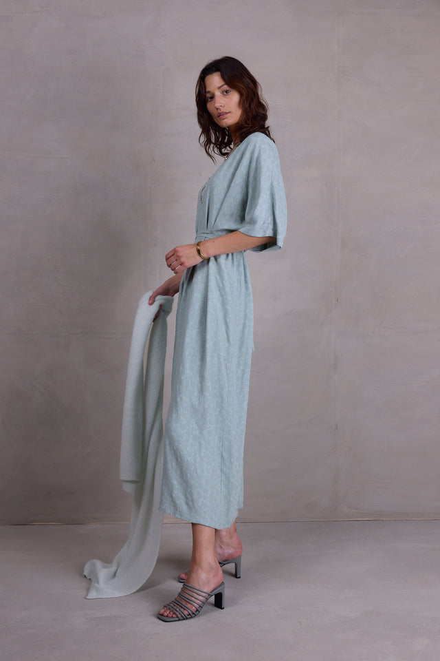 Nathalie Vleeschouwer Felka Jurk In Adriatic Mist