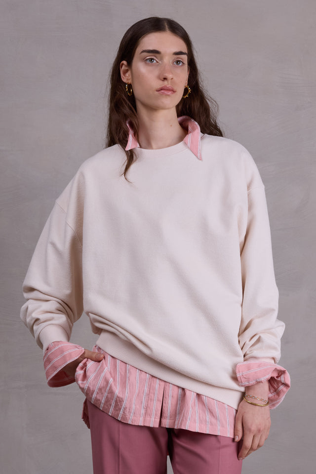 nathalie vleeschouwer Femke ecru oversized sweater
