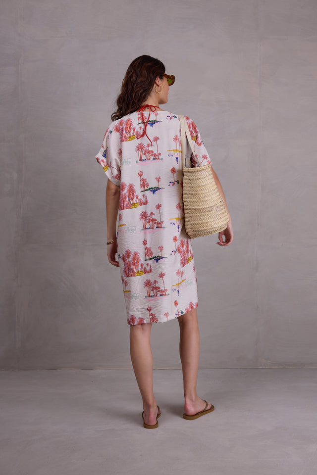 Nathalie Vleeschouwer Femme Jurk In White Havana