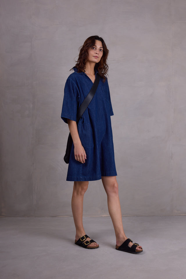 Nathalie Vleeschouwer Femmy Jurk In Summer Denim