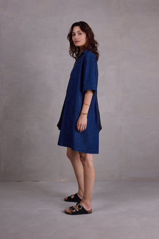 Nathalie Vleeschouwer Femmy Jurk In Summer Denim