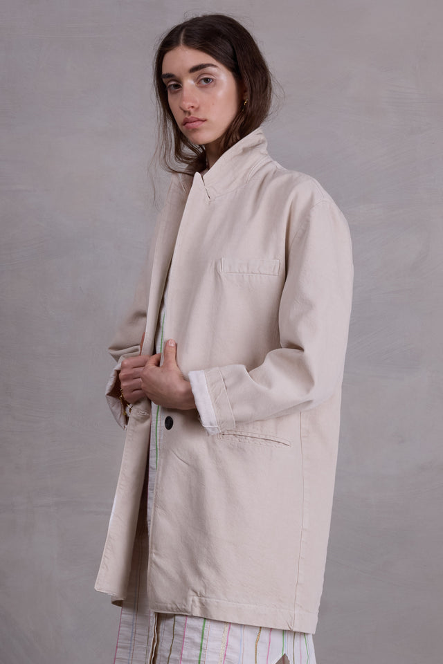 nathalie vleeschouwer Fenna blazer in stone