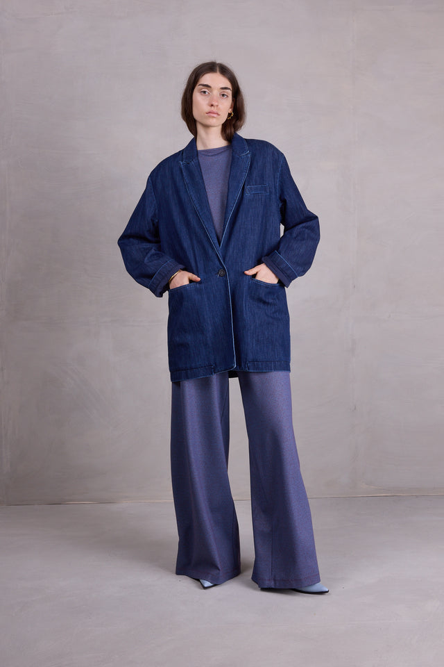 Nathalie Vleeschouwer Fenna Blazer In Summer Denim