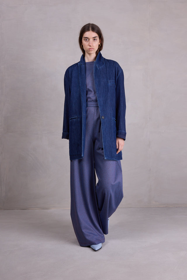 Nathalie Vleeschouwer Fenna Blazer In Summer Denim