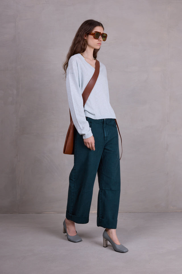 Nathalie Vleeschouwer Fenne Broek In Evergreen