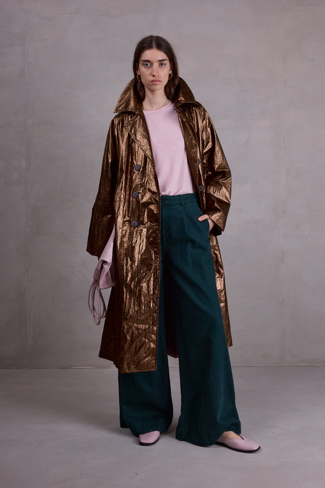 Nathalie Vleeschouwer Ferdi Copper Trench Coat