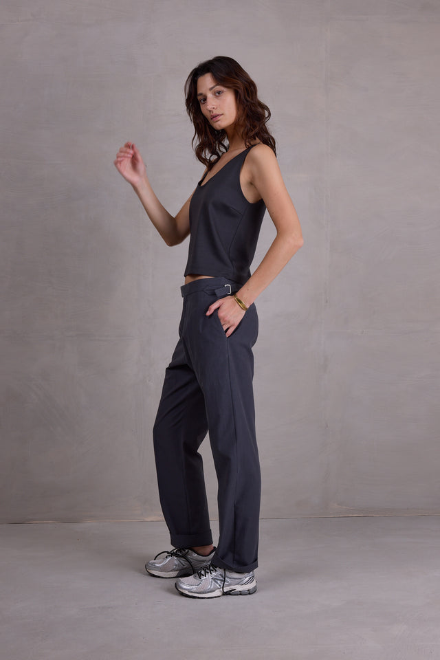 Nathalie Vleeschouwer Ferika Top In Antraciet