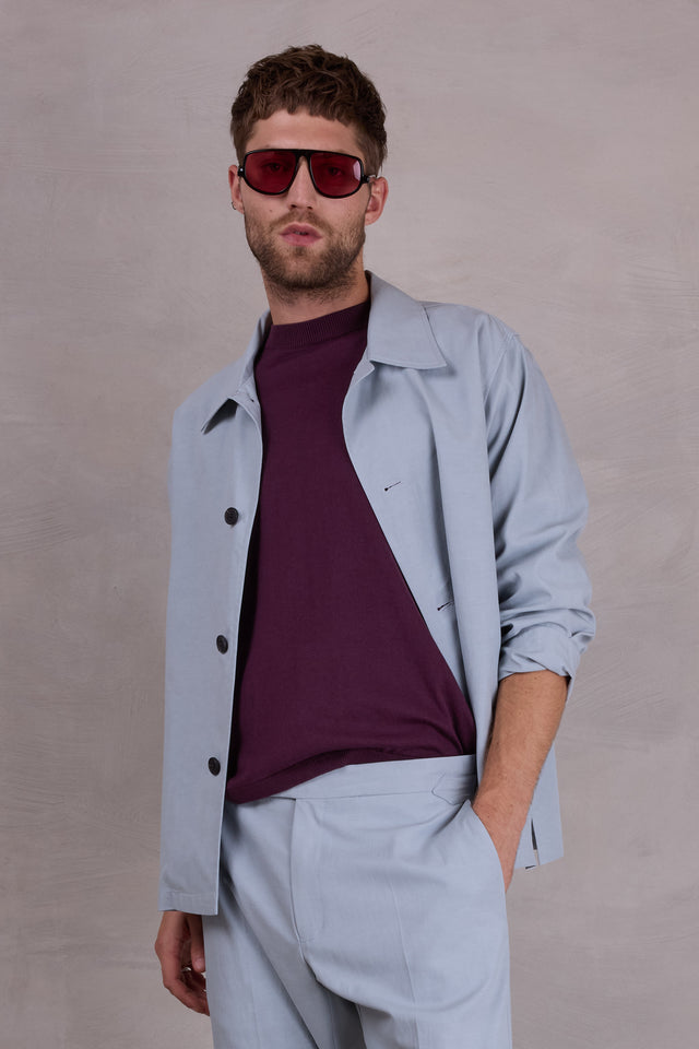 Nathalie Vleeschouwer Ferre Vest In Misty Blue