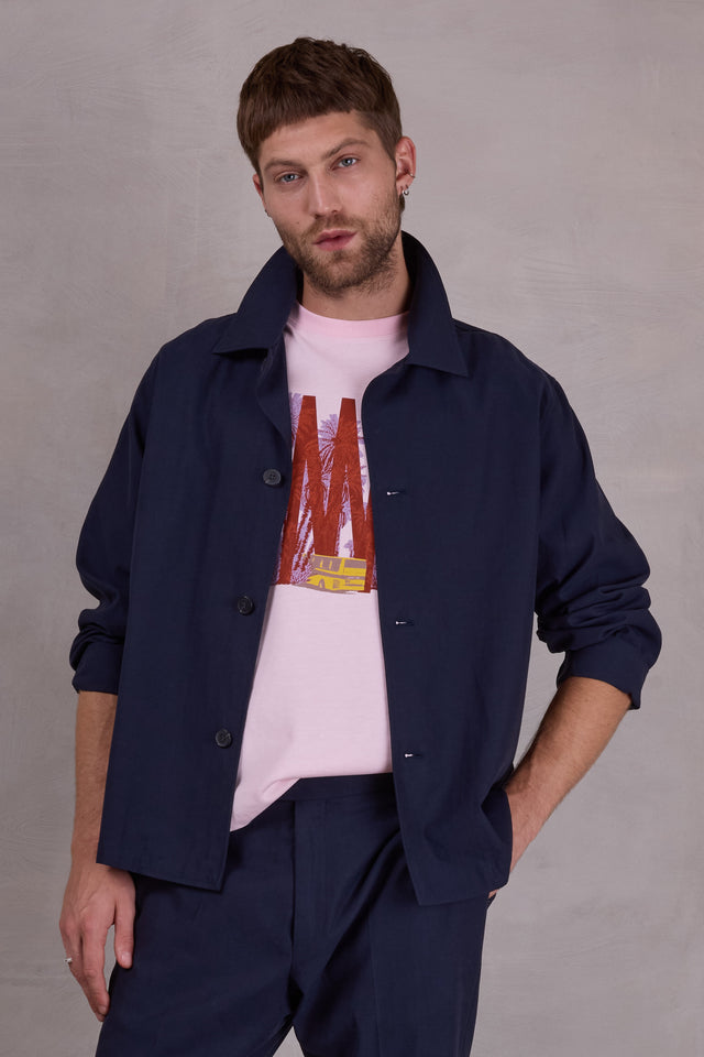 nathalie vleeschouwer Ferre vest in navy