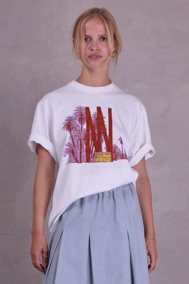 nathalie vleeschouwer Ferris wit T-shirt