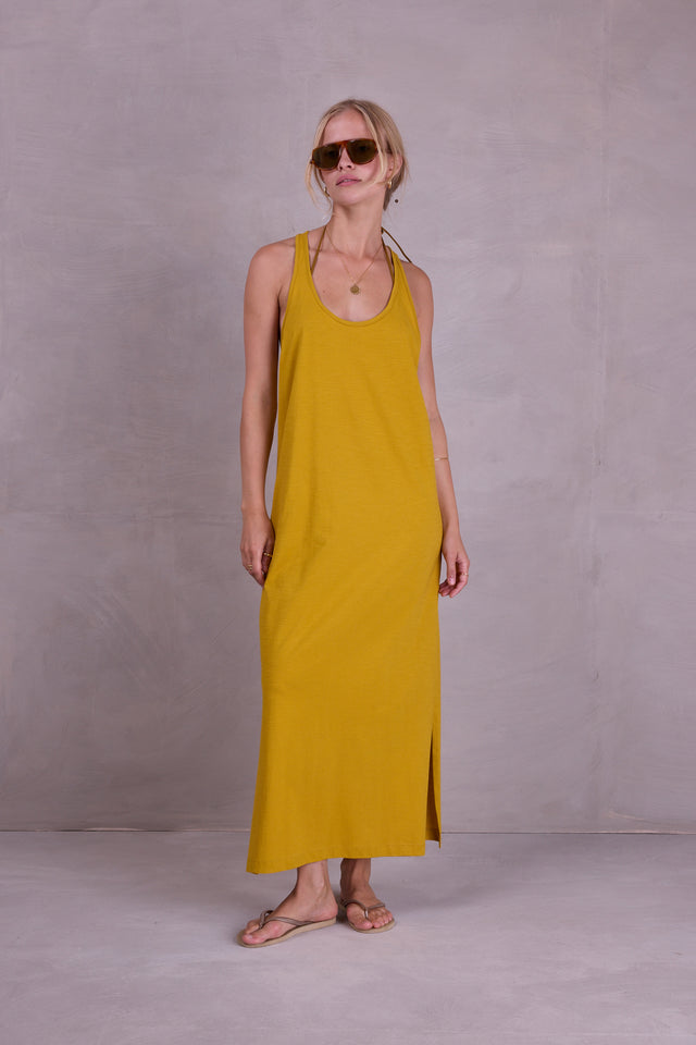 nathalie vleeschouwer Fia jurk in curry