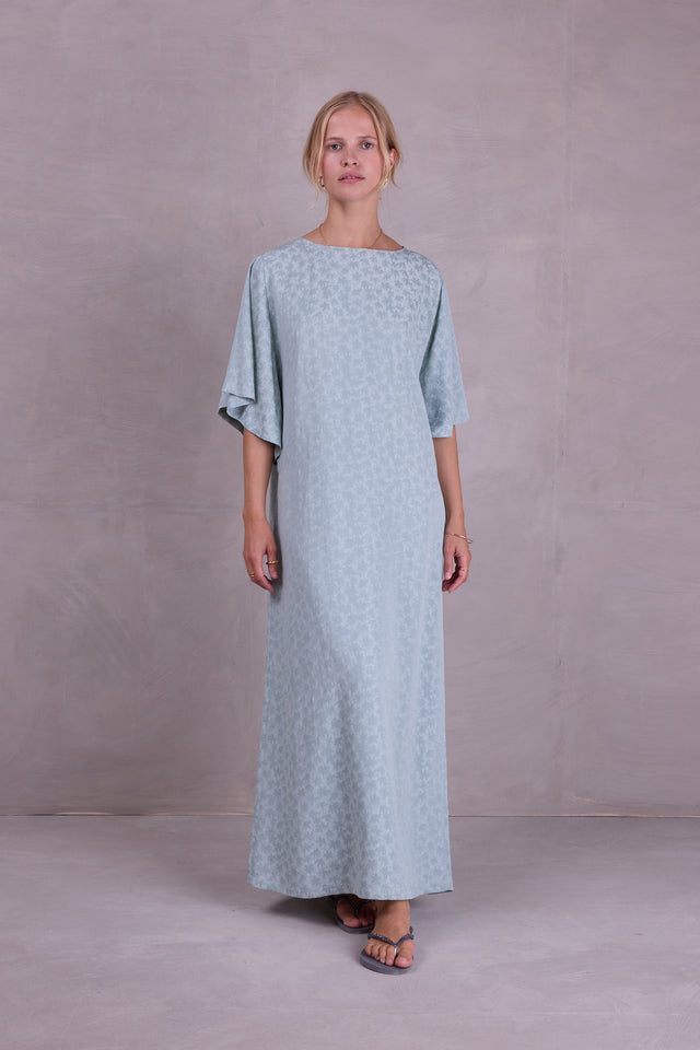 nathalie vleeschouwer Fibe jurk in adriatic mist