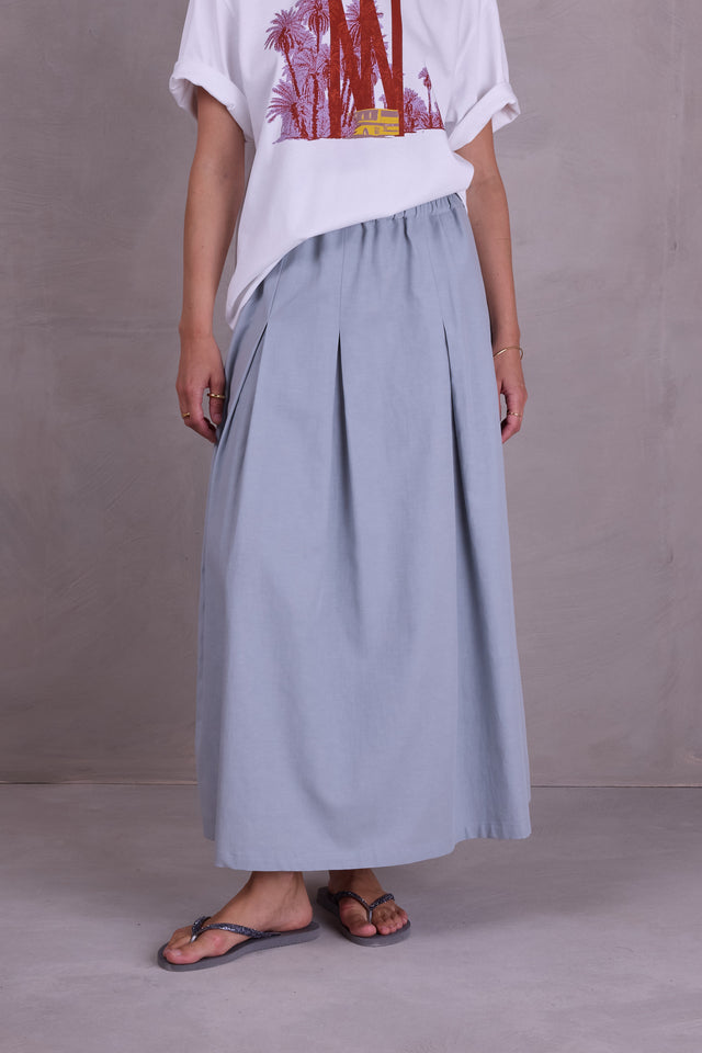 nathalie vleeschouwer Fieke rok in misty blue