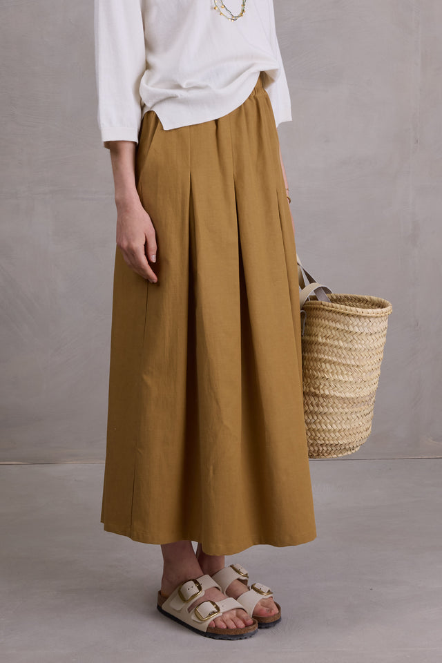 nathalie vleeschouwer Fieke rok in mustard