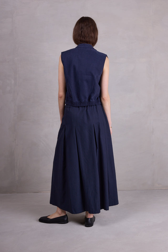 Nathalie Vleeschouwer Fieke Rok In Navy