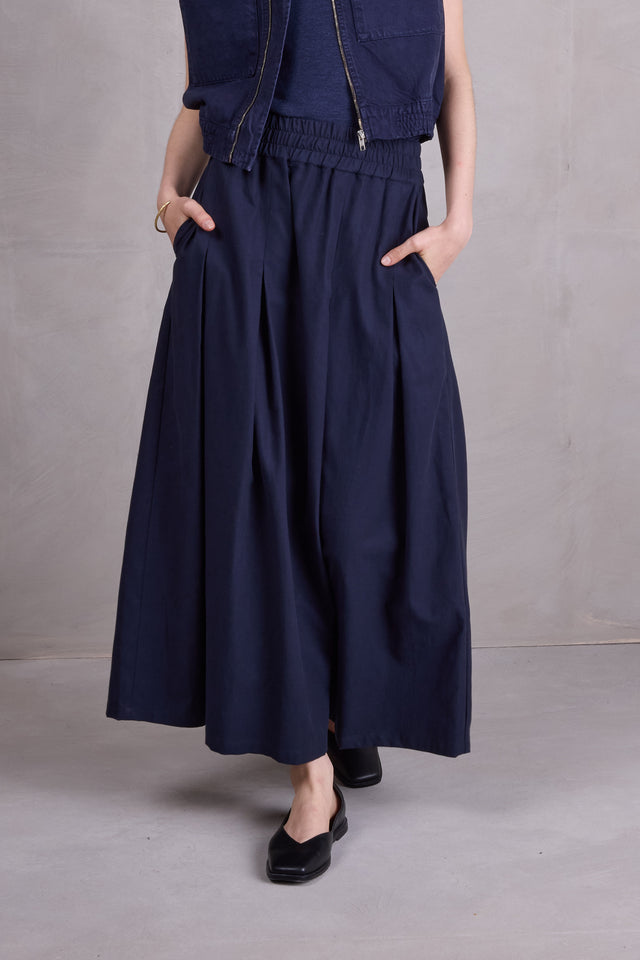 nathalie vleeschouwer Fieke rok in navy