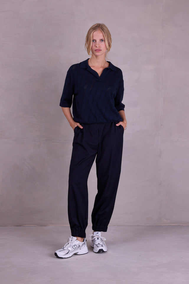 Nathalie Vleeschouwer Fina Broek In Night Blue