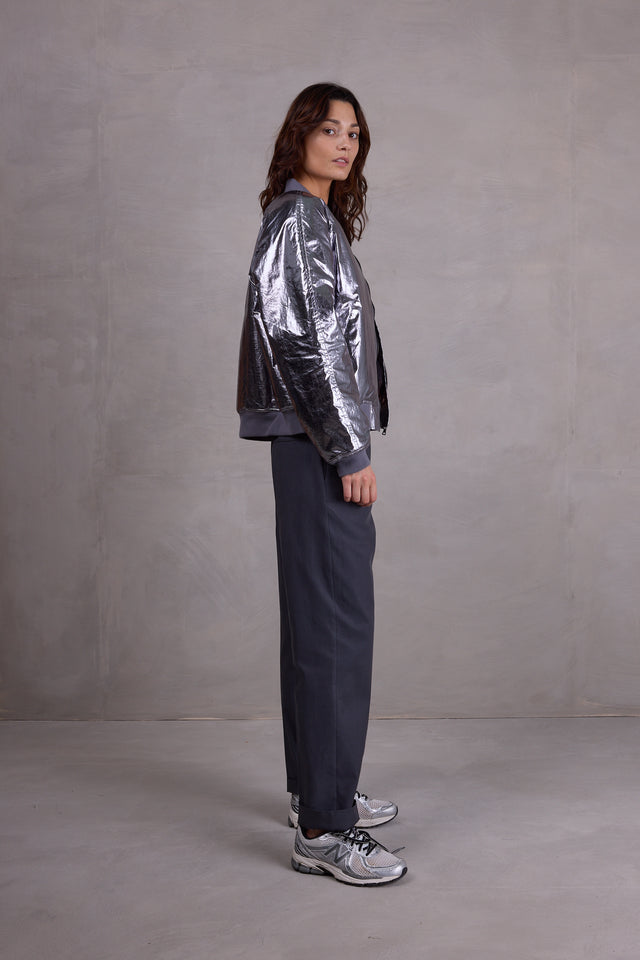 Nathalie Vleeschouwer Finn Silver Bomber