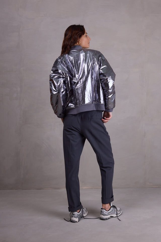 Nathalie Vleeschouwer Finn Silver Bomber