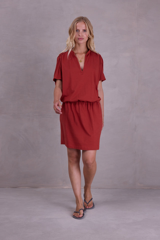 nathalie vleeschouwer Fisolde brick jurk