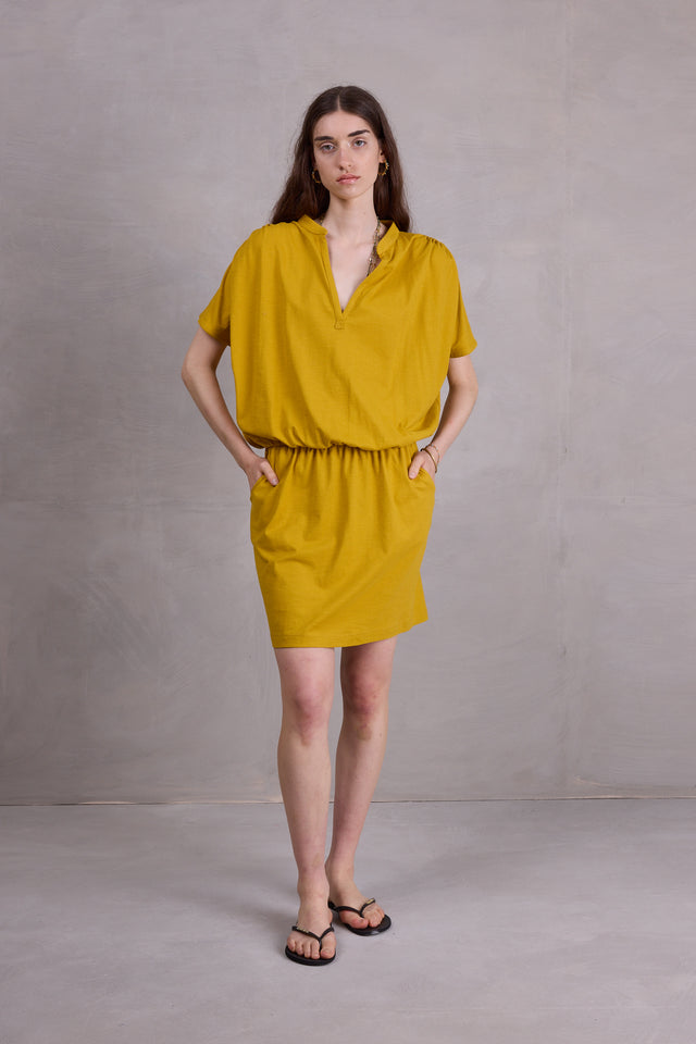 nathalie vleeschouwer Fisolde curry jurk