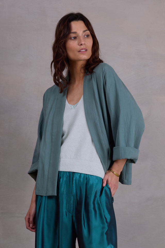 nathalie vleeschouwer Flenn kimono in salie Tencel