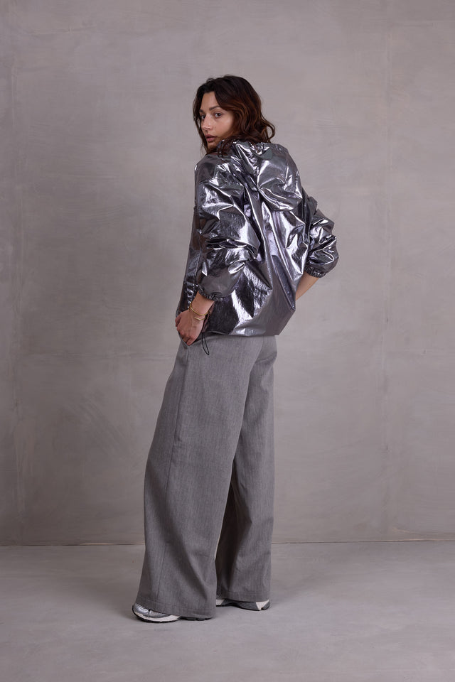 Nathalie Vleeschouwer Floris Silver Anorak