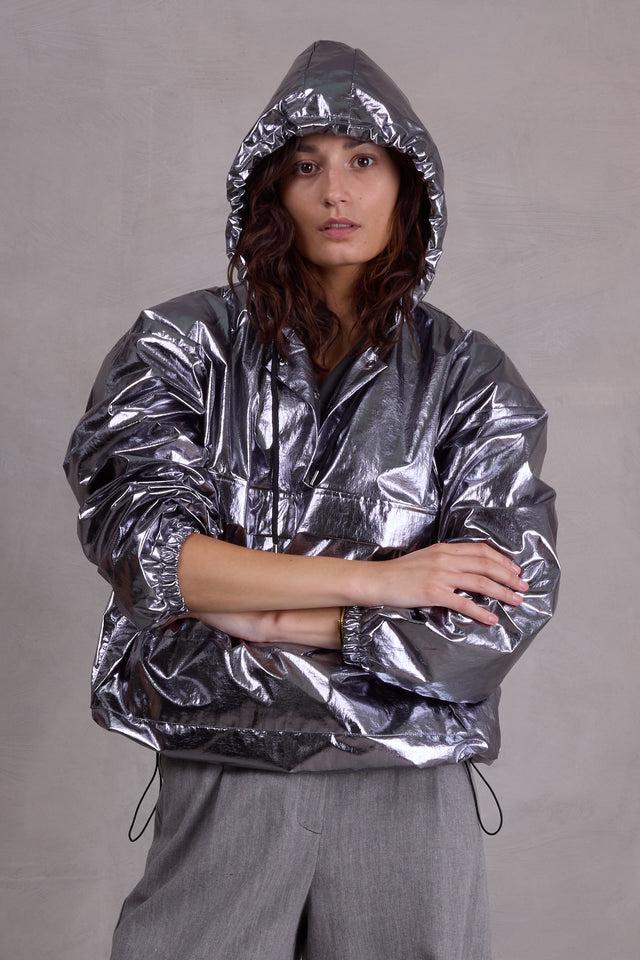 Nathalie Vleeschouwer Floris Silver Anorak