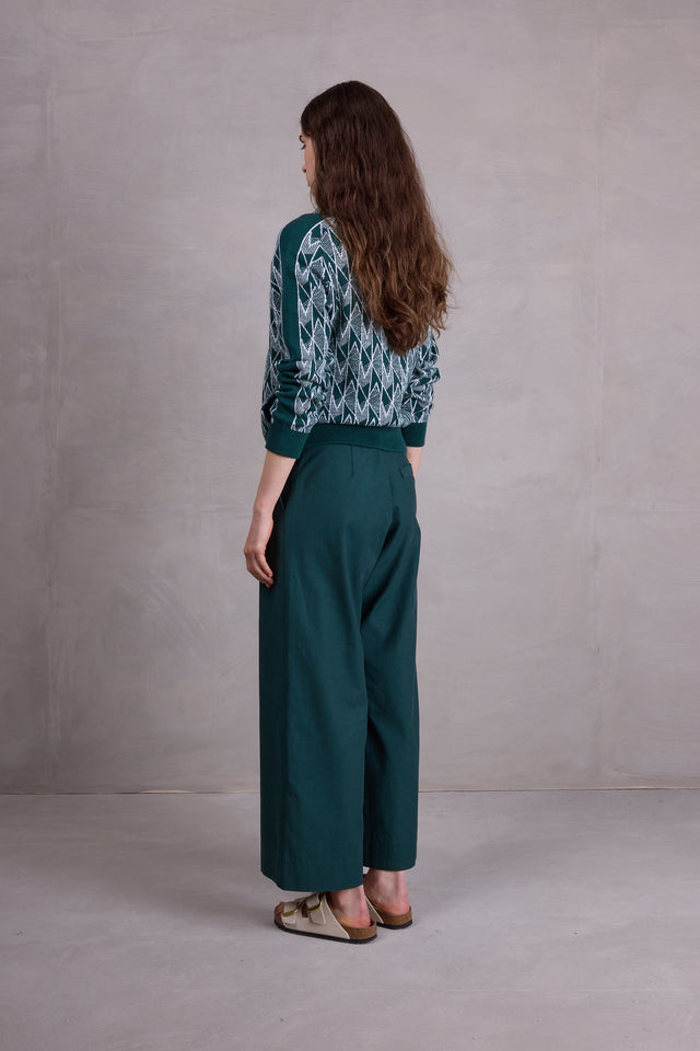 Nathalie Vleeschouwer Fong Broek In Bottle Green