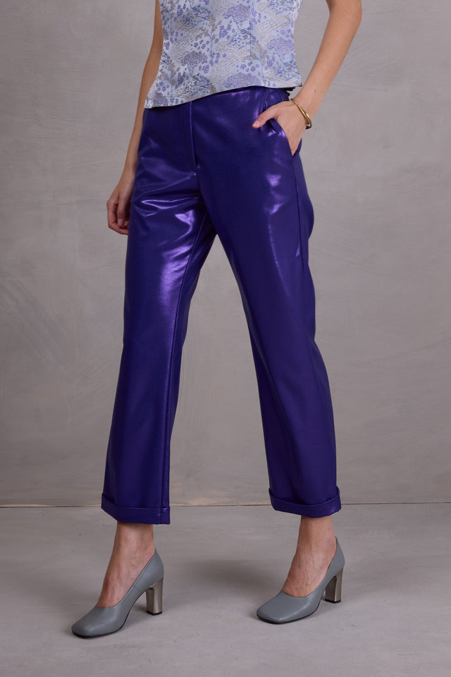 nathalie vleeschouwer Fons paarse broek