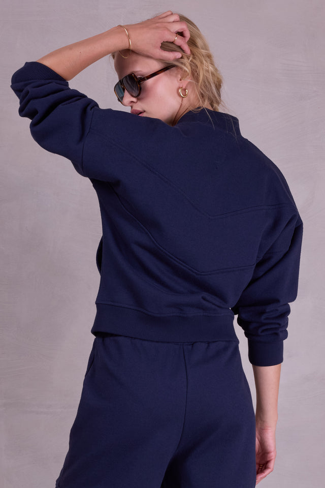 Nathalie Vleeschouwer Franka Nachtblauwe Vest