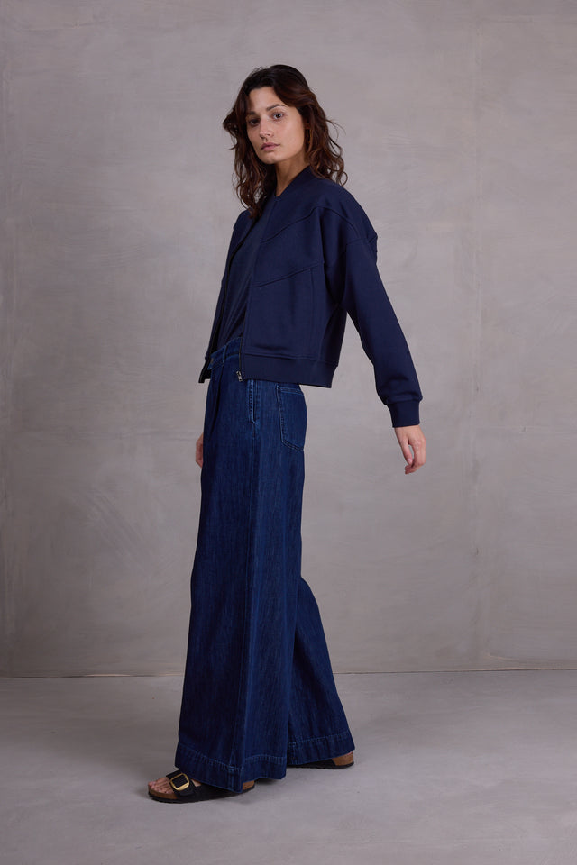 Nathalie Vleeschouwer Franka Nachtblauwe Vest