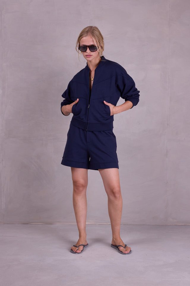 nathalie vleeschouwer Franka nachtblauwe vest