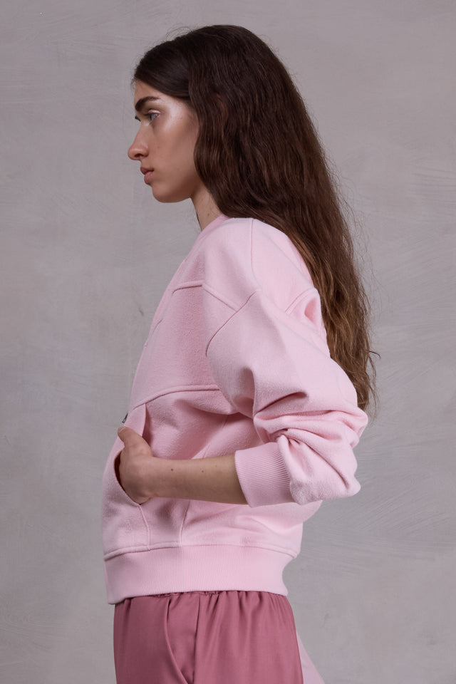 nathalie vleeschouwer Franka roze vest