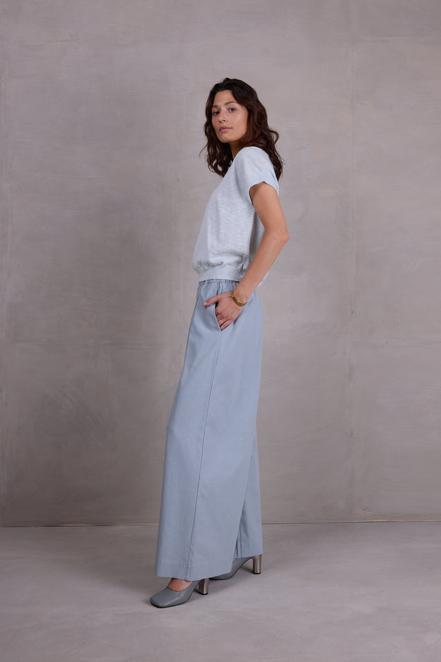 Nathalie Vleeschouwer Freddy Broek In Misty Blue