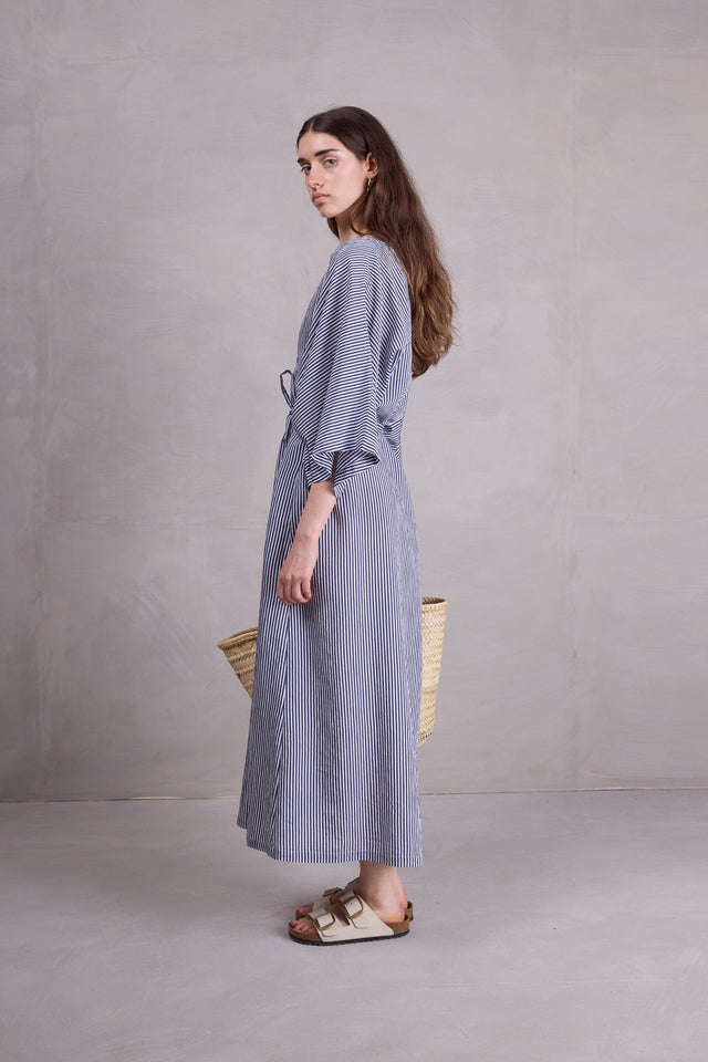 Nathalie Vleeschouwer Freya Jurk In Navy Stripes