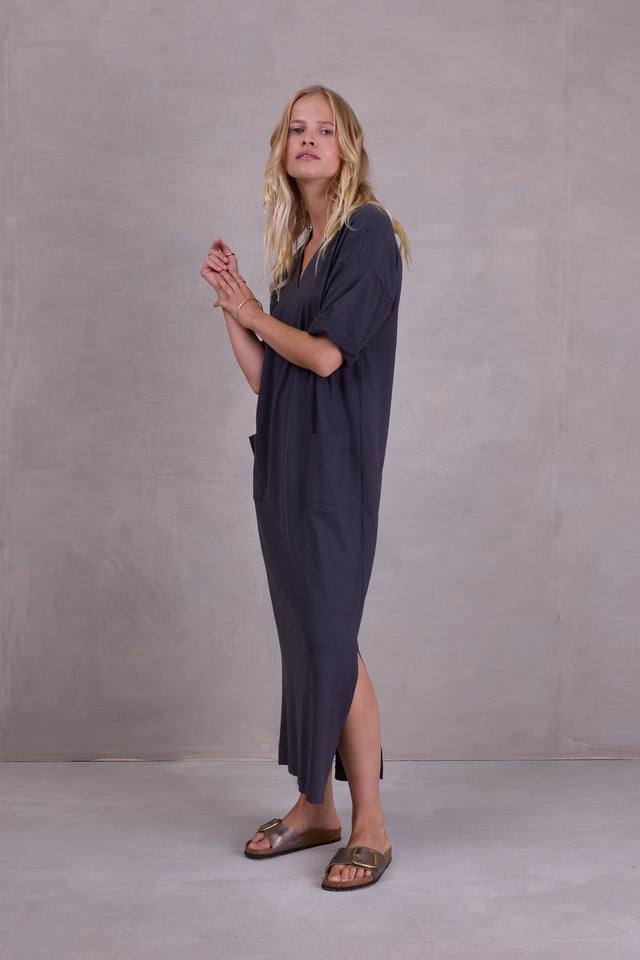 Nathalie Vleeschouwer Funic Jurk In Charcoal