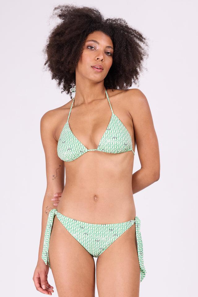 Nathalie Vleeschouwer Groene Bikini