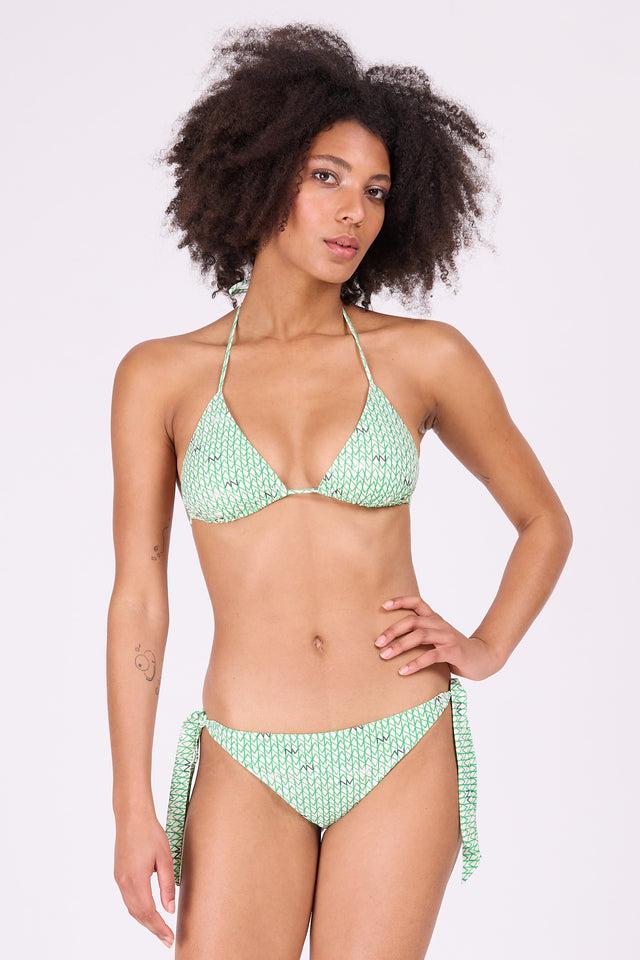 Nathalie Vleeschouwer Groene Bikini