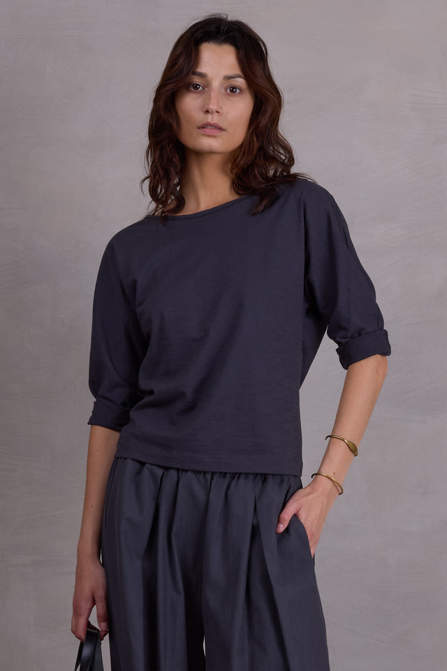 Nathalie Vleeschouwer Ilana T-shirt In Charcoal