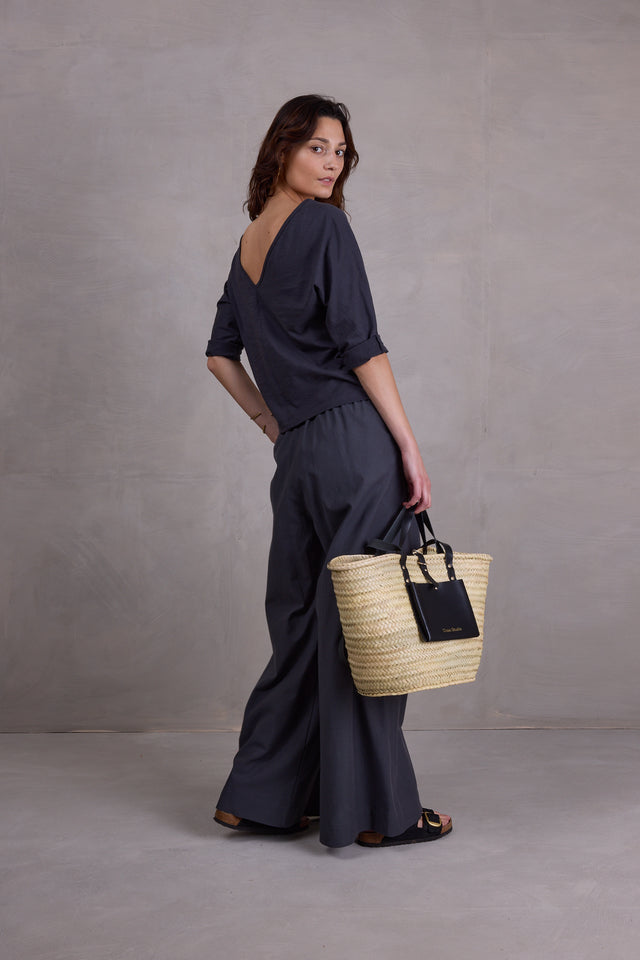 Nathalie Vleeschouwer Ilana T-shirt In Charcoal