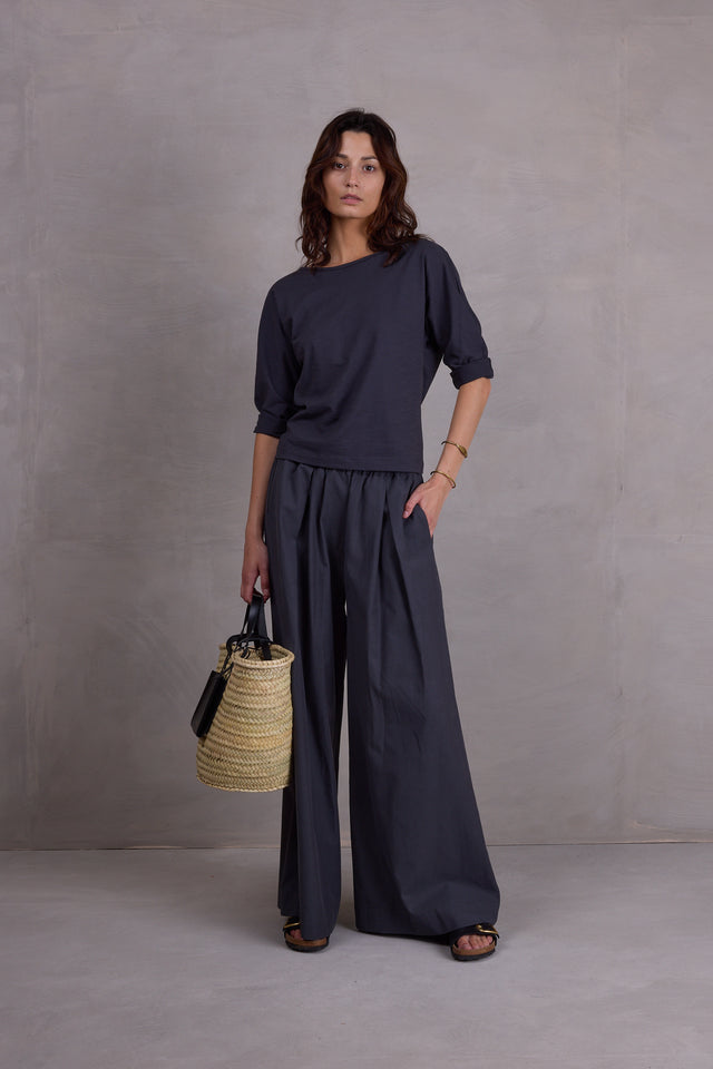 Nathalie Vleeschouwer Ilana T-shirt In Charcoal