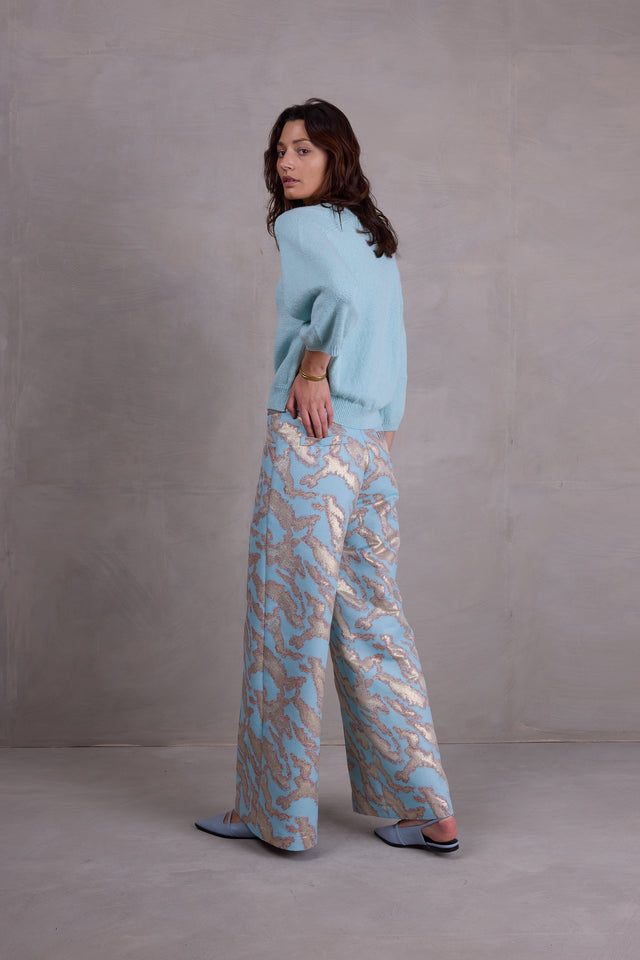 Nathalie Vleeschouwer Merselo Aqua Trui