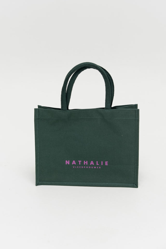 Nathalie Vleeschouwer Mini Shopper In Bottle Green